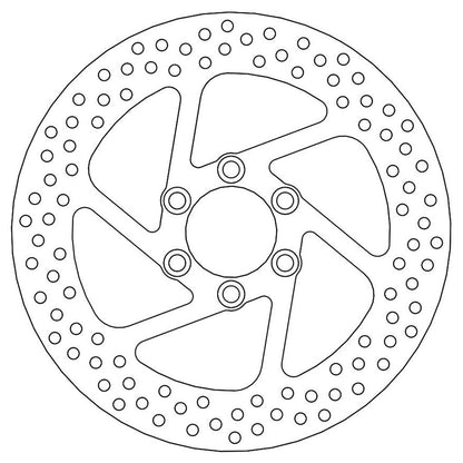 Moto-Master Bremsscheibe Halo hinten starr mit ABE Ø 275 mm | LK 78 mm
