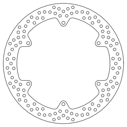 Moto-Master Bremsscheibe Halo vorn starr mit ABE Ø 320 mm | LK 216 mm | 6 Loch | 4,0 mm stark