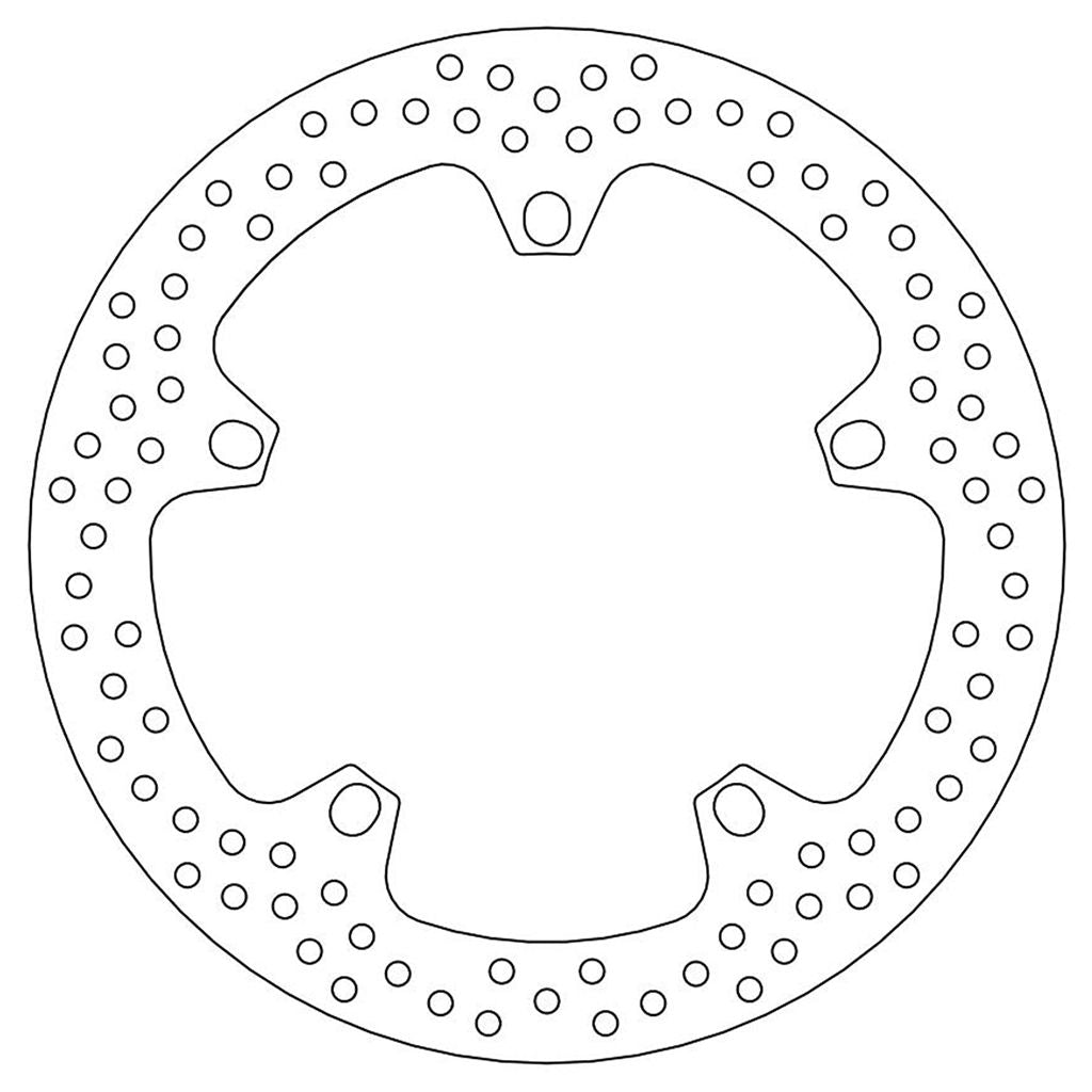 Moto-Master Bremsscheibe Halo vorn starr mit ABE Ø 320 mm | LK 203 mm | 5 Loch | 5,0 mm stark