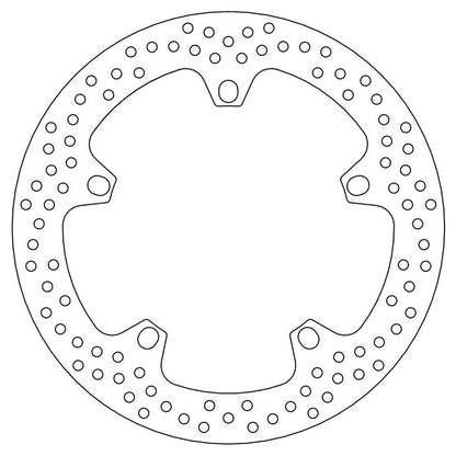 Moto-Master Bremsscheibe Halo vorn starr mit ABE Ø 320 mm | LK 203 mm | 5 Loch | 5,0 mm stark