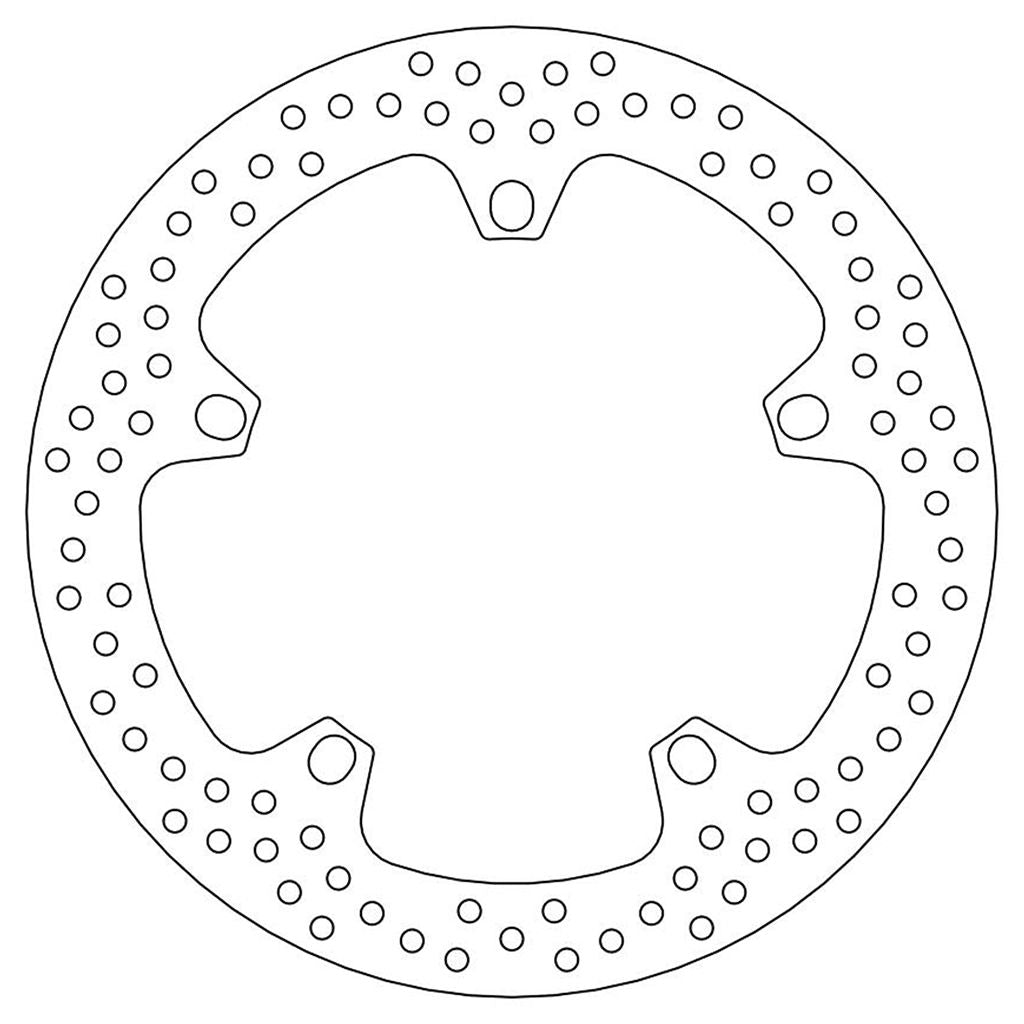 Moto-Master Bremsscheibe Halo vorn starr mit ABE Ø 320 mm | LK 203 mm | 5 Loch | 4,5 mm stark