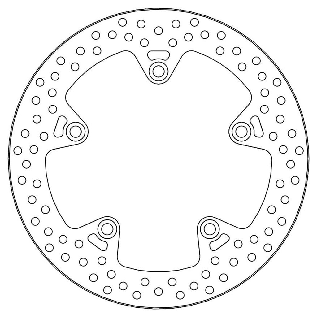 Moto-Master Bremsscheibe Halo hinten starr mit ABE Ø 276 mm | LK 160 mm
