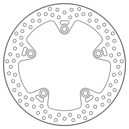 Moto-Master Bremsscheibe Halo hinten starr mit ABE Ø 276 mm | LK 160 mm
