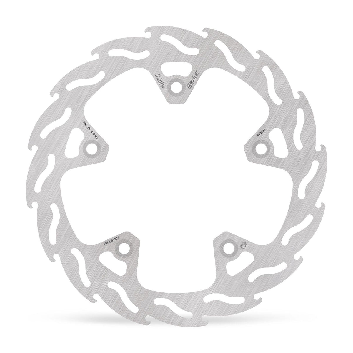 Moto-Master Bremsscheibe Flame hinten starr mit ABE Ø 282 mm | LK 165 mm