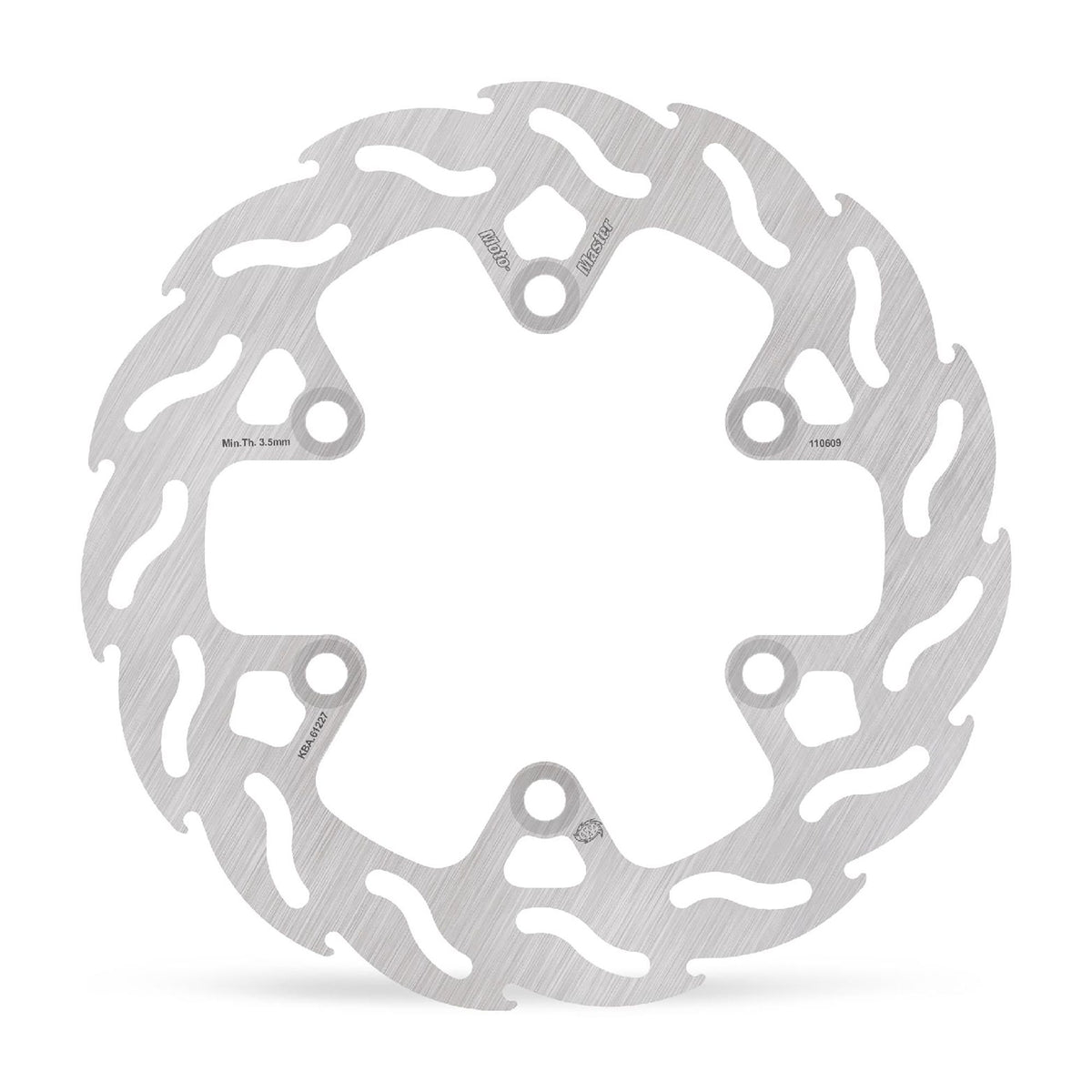 Moto-Master Bremsscheibe Flame hinten starr mit ABE Ø 230 mm | LK 124 mm