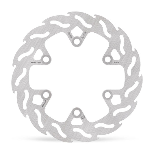 Moto-Master Bremsscheibe Flame hinten starr mit ABE Ø 230 mm | LK 124 mm