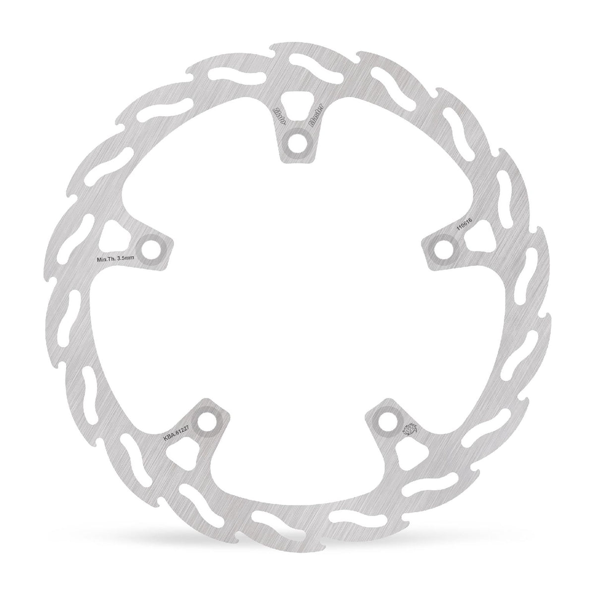 Moto-Master Bremsscheibe Flame vorn links starr mit ABE Ø 276 mm | LK 166 mm (Art. m110616)