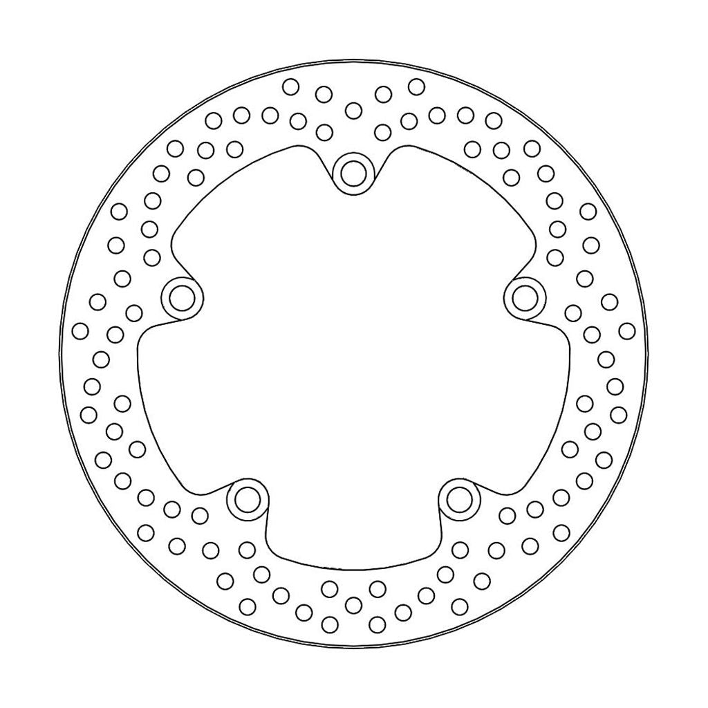 Moto-Master Bremsscheibe Halo hinten starr mit ABE Ø 245 mm | LK 150 mm