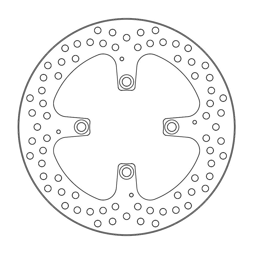Moto-Master Bremsscheibe Halo hinten starr mit ABE Ø 245 mm | LK 102 mm (Art. m110630)
