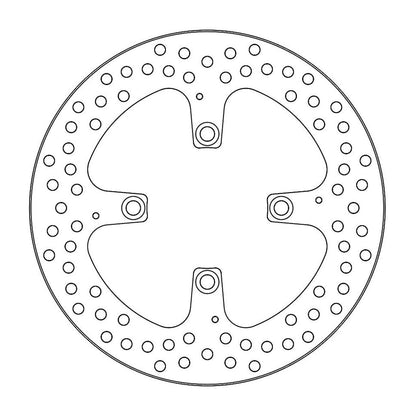 Moto-Master Bremsscheibe Halo hinten starr mit ABE Ø 245 mm | LK 102 mm (Art. m110630)