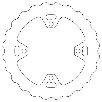 Moto-Master Bremsscheibe Nitro hinten starr Mud/Schlamm mit ABE Ø 240 mm | LK 133 mm (Art. m110643)