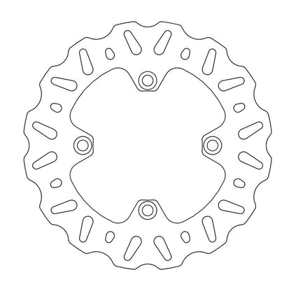 Moto-Master Bremsscheibe Nitro hinten starr mit ABE (Art. m110664)