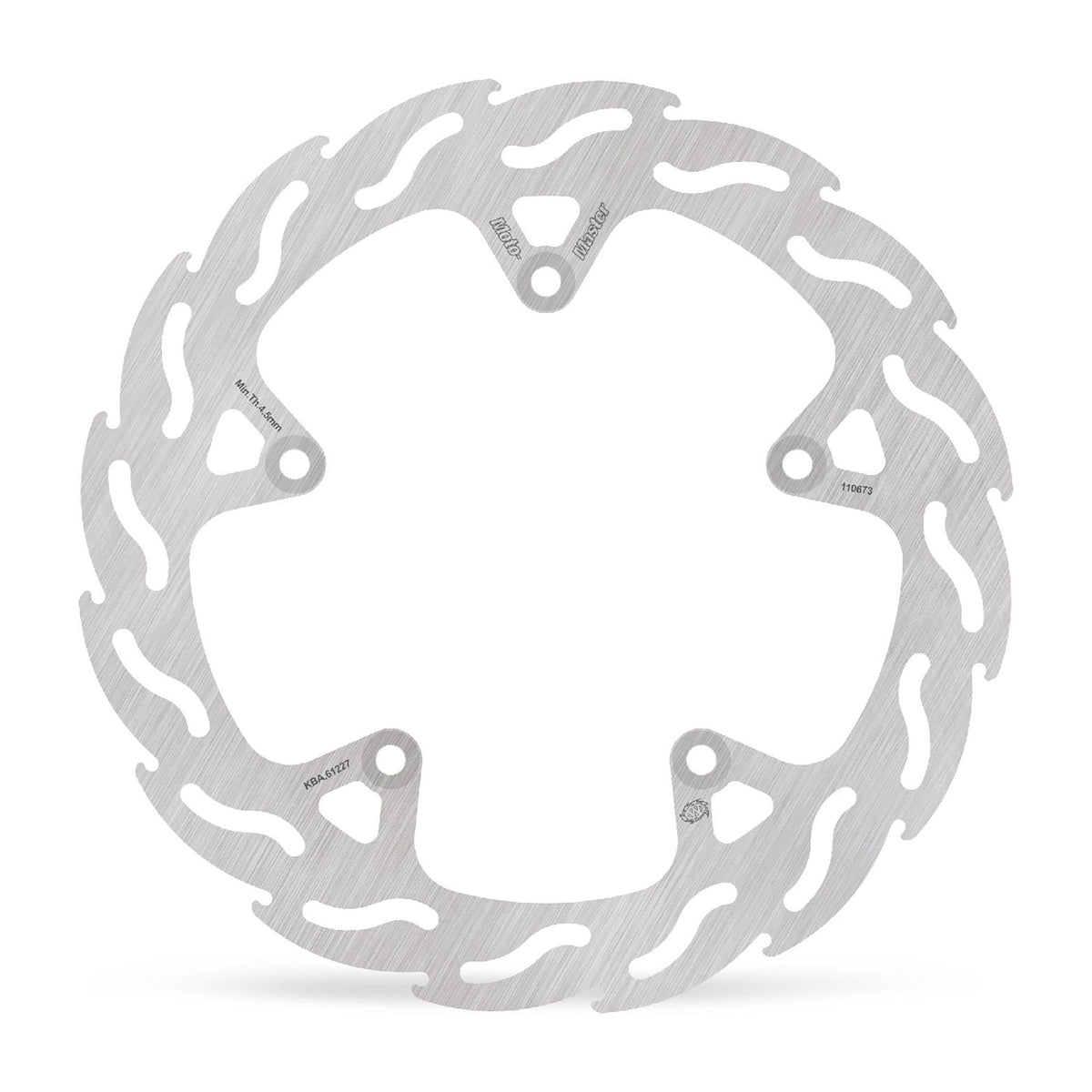 Moto-Master Bremsscheibe Flame vorn starr mit ABE Ø 267 mm | LK 150 mm
