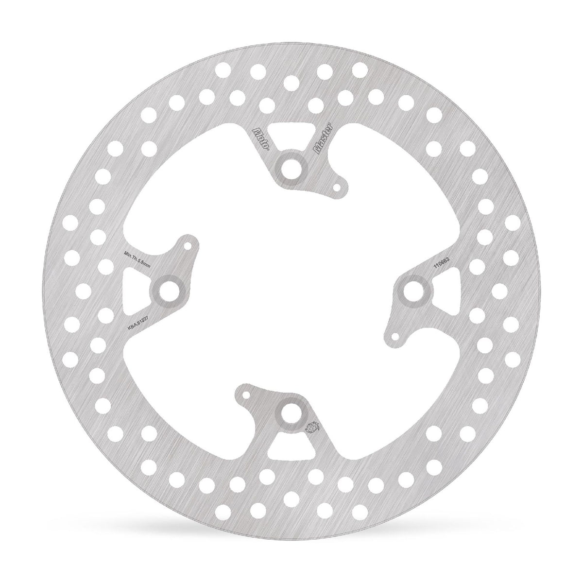 Moto-Master Bremsscheibe Halo hinten starr mit ABE Ø 255 mm | LK 125 mm (Art. m110685)