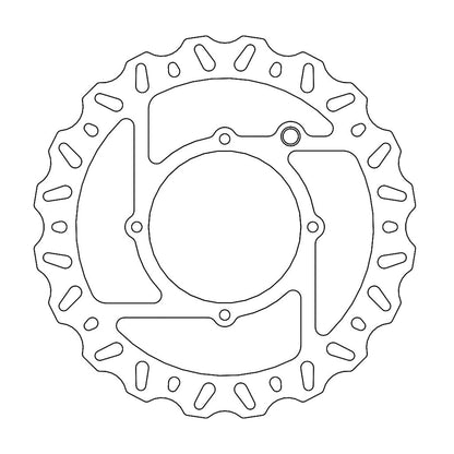 Moto-Master Bremsscheibe Nitro vorn starr mit ABE Ø 240 mm | LK 110 mm