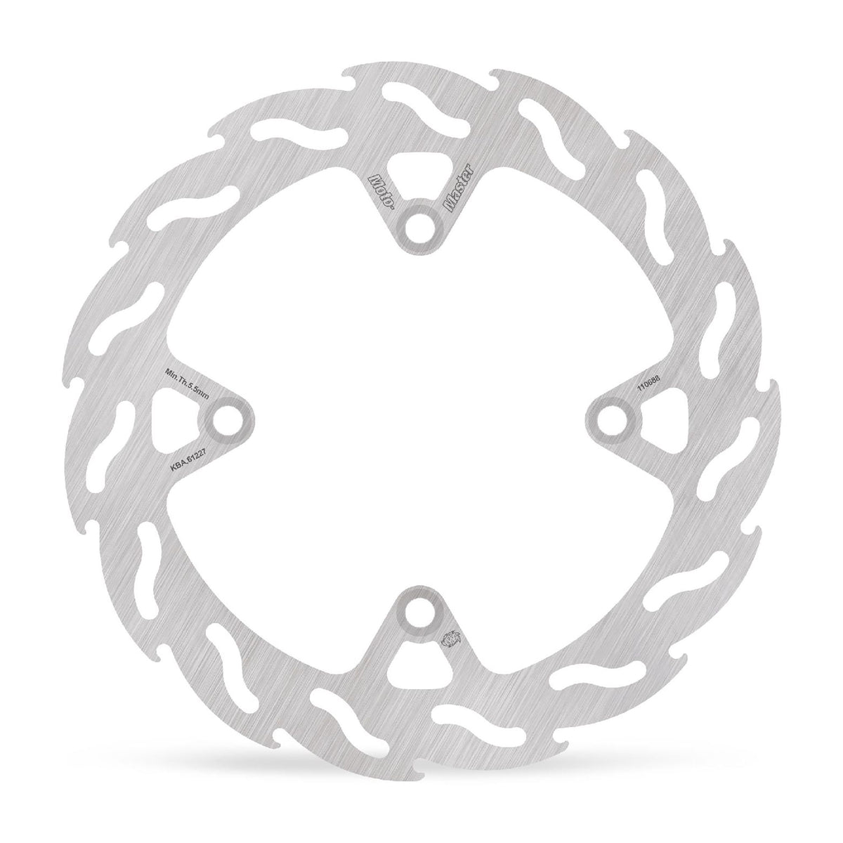 Moto-Master Bremsscheibe Flame hinten starr mit ABE Ø 256 mm | LK 136 mm