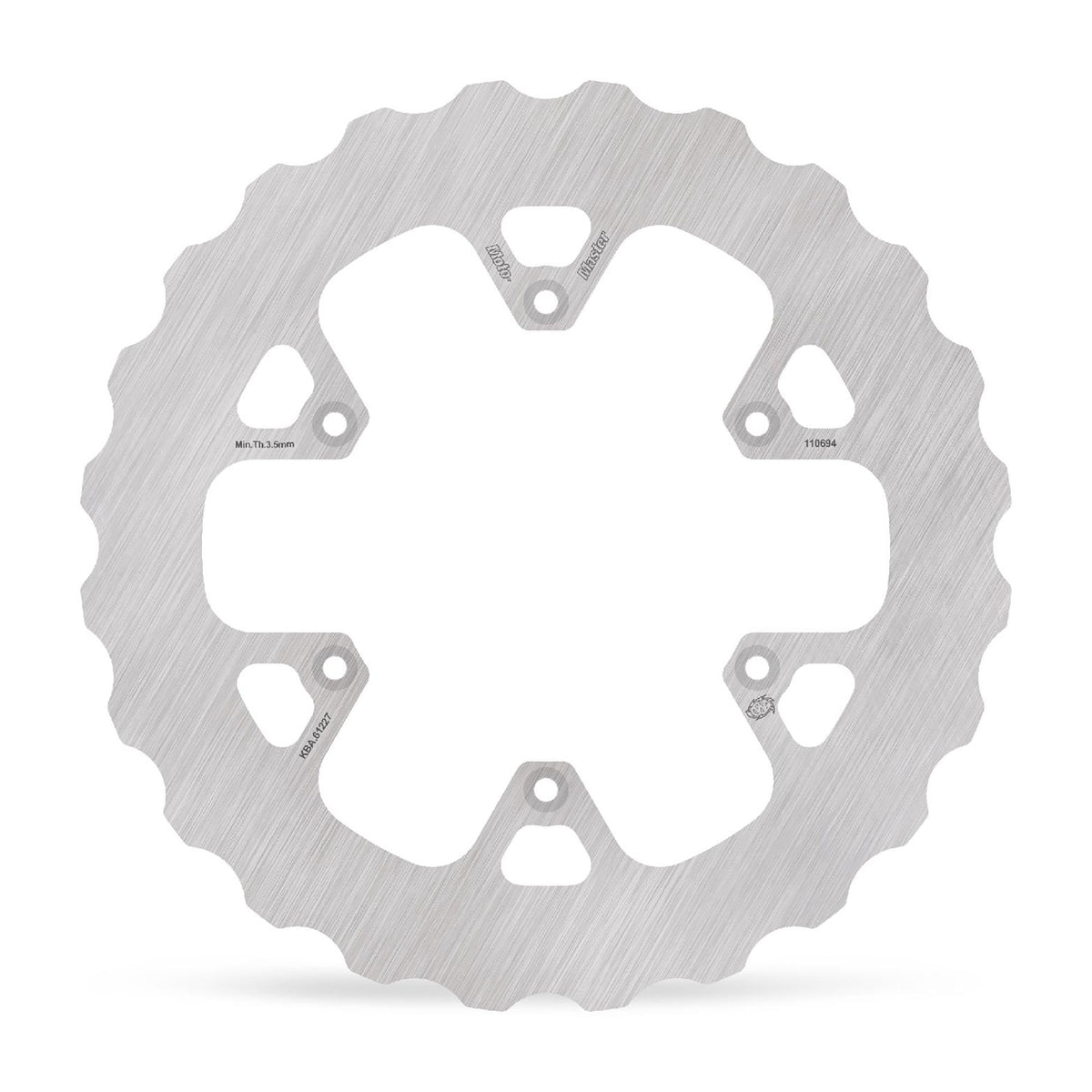 Moto-Master Bremsscheibe Nitro hinten starr Mud/Schlamm mit ABE Ø 240 mm | LK 125 mm