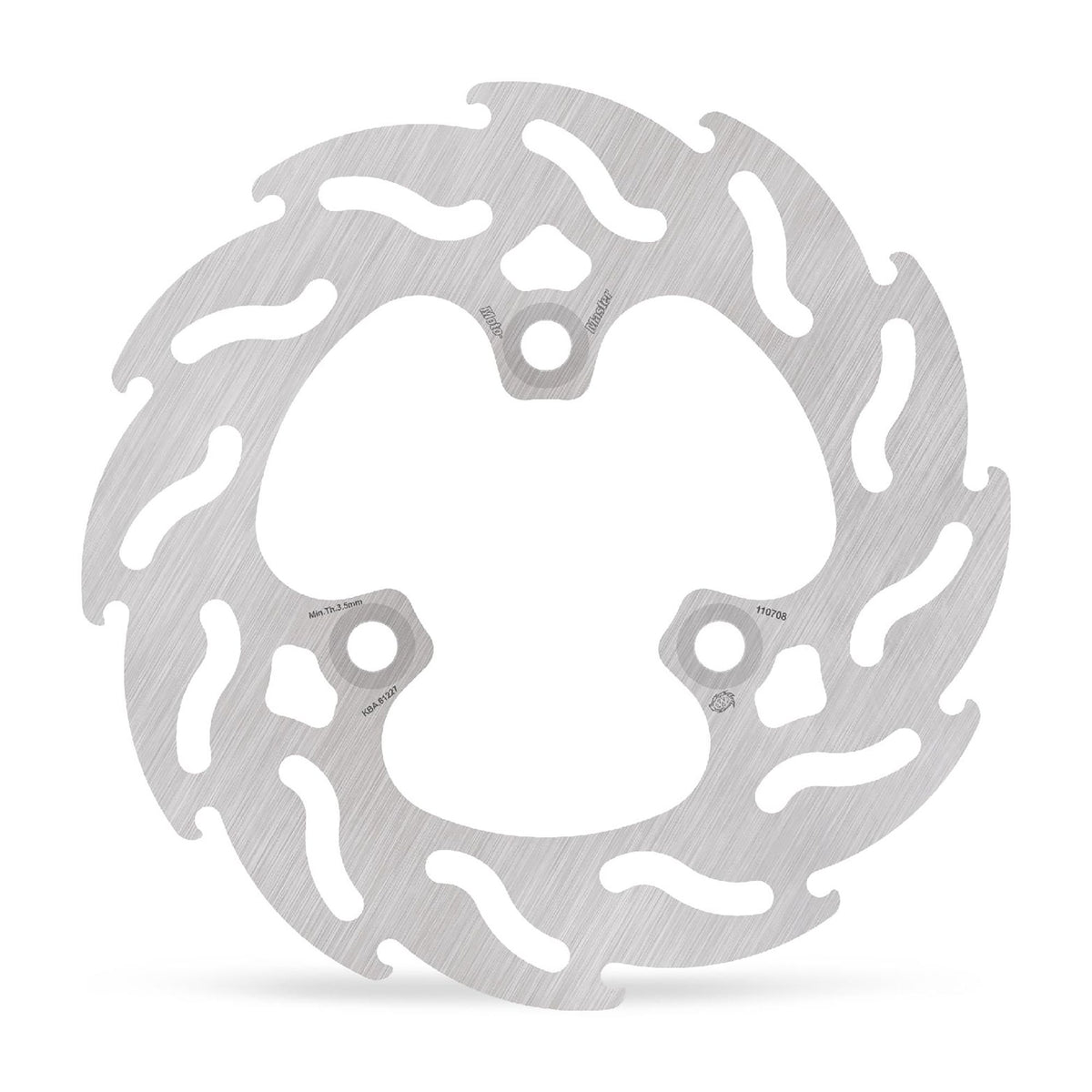 Moto-Master Bremsscheibe Flame hinten starr mit ABE Ø 187 mm | LK 80 mm