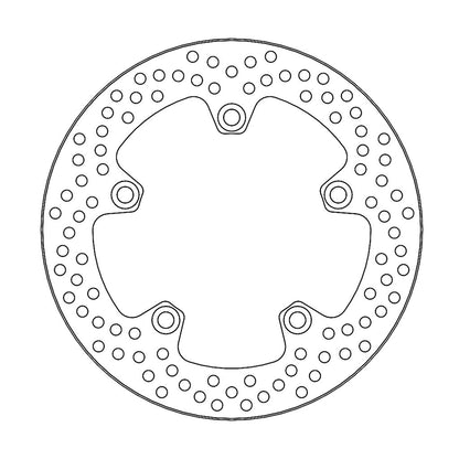 Moto-Master Bremsscheibe Halo hinten starr mit ABE Ø 240 mm | LK 141 mm (Art. m110710)