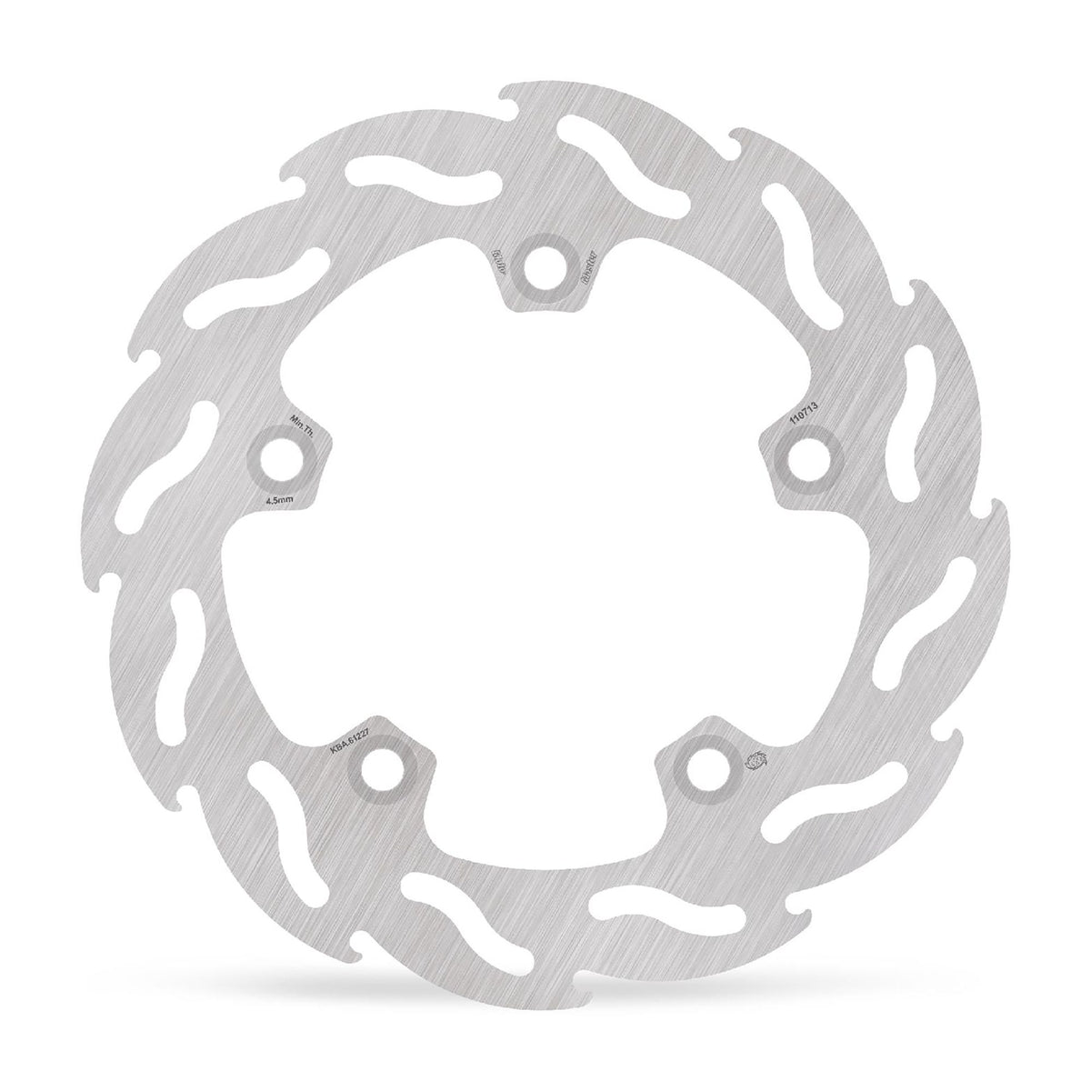 Moto-Master Bremsscheibe Flame hinten starr mit ABE Ø 220 mm | LK 131 mm
