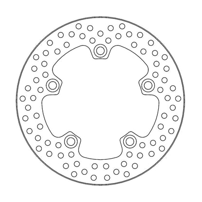 Moto-Master Bremsscheibe Halo hinten starr mit ABE Ø 220 mm | LK 131 mm