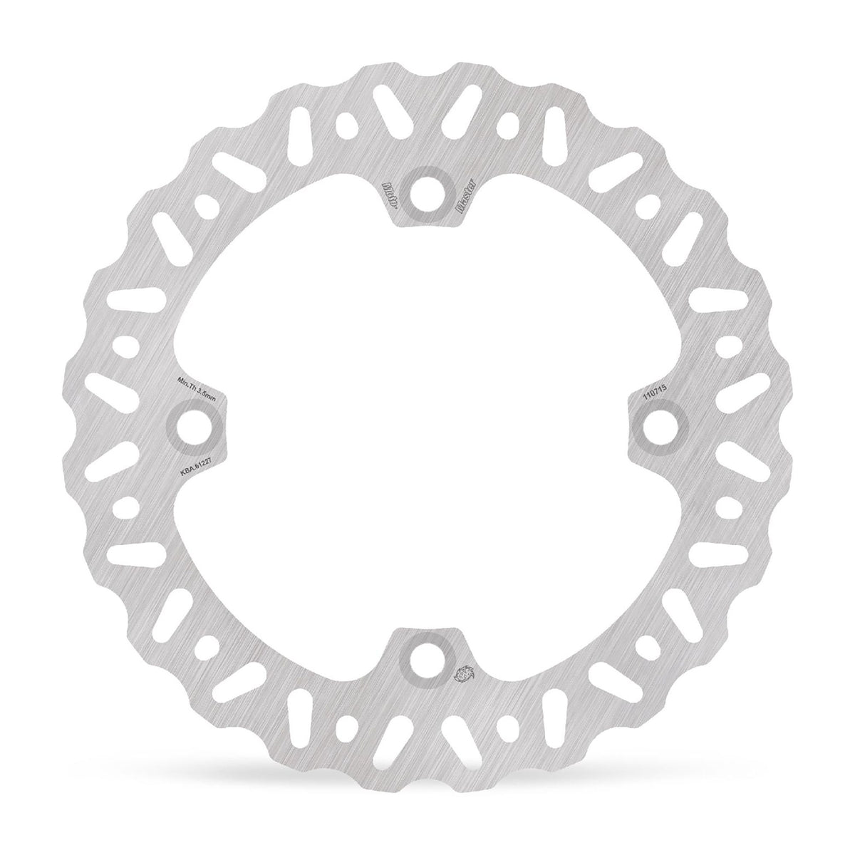 Moto-Master Bremsscheibe Nitro hinten starr mit ABE Ø 220 mm | LK 140 mm