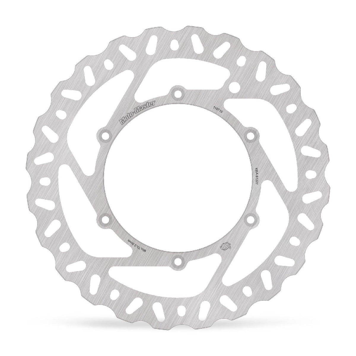 Moto-Master Bremsscheibe Nitro vorn starr mit ABE Ø 260 mm | LK 143 mm (Art. m110718)