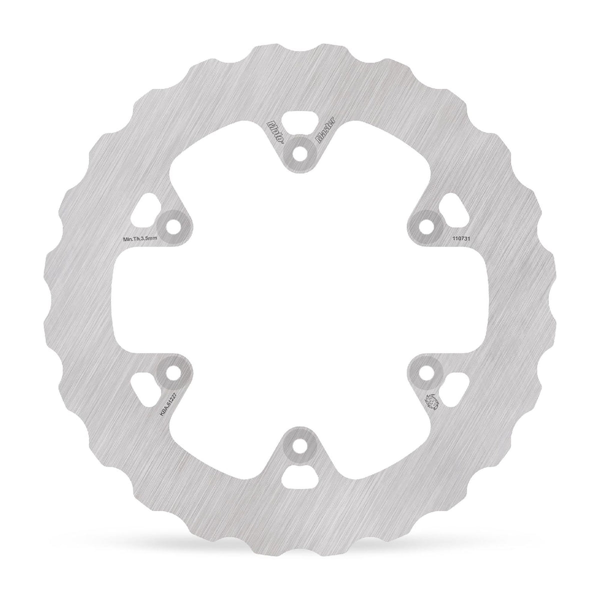 Moto-Master Bremsscheibe Nitro hinten starr Mud/Schlamm mit ABE Ø 220 mm | LK 125 mm (Art. m110731)