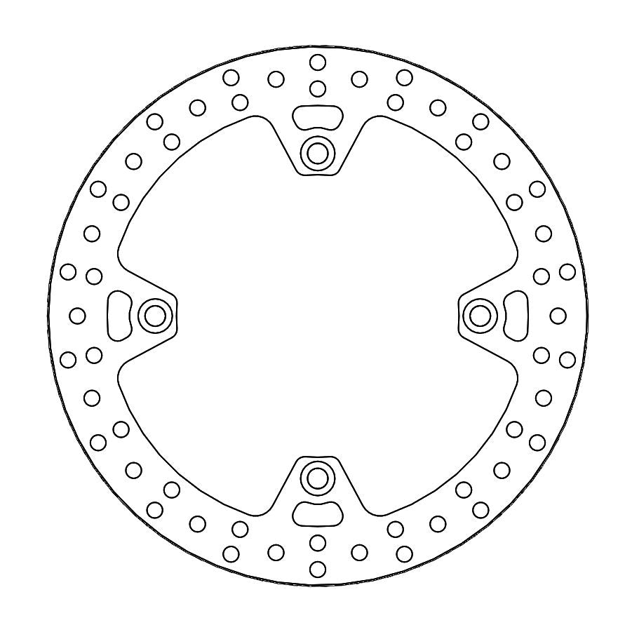 Moto-Master Bremsscheibe Halo vorne Ø 276 mm | LK 166 mm | 4 Loch