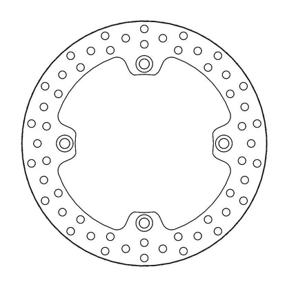 Moto-Master Bremsscheibe Halo vorne Ø 256 mm | LK 166 mm | 4 Loch