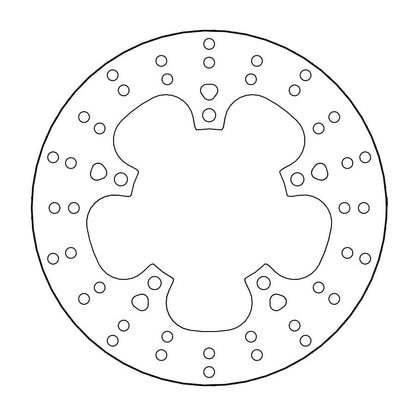 Moto-Master Bremsscheibe Halo hinten Ø 230 mm | LK 120 mm | 5 Loch | 4,0 mm stark | Bohrung 8,5 mm