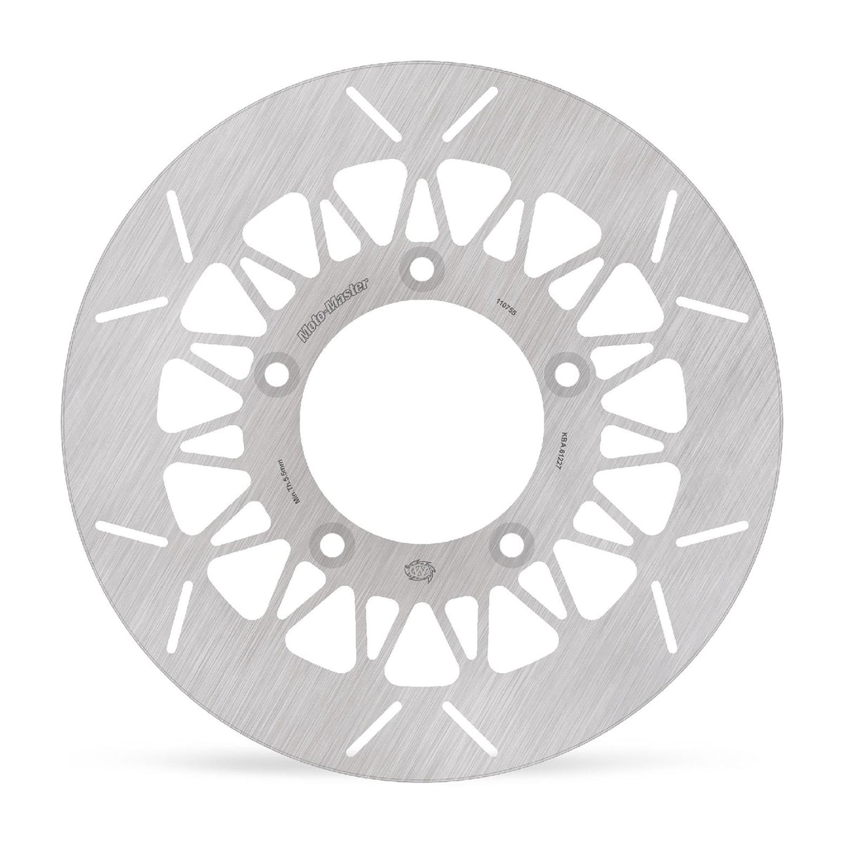 Moto-Master Bremsscheibe Rialto hinten starr mit ABE Ø 300 mm | LK 127 mm