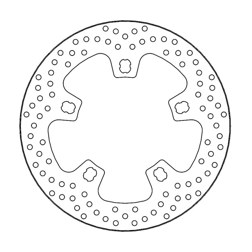 Moto-Master Bremsscheibe Halo vorn Ø 300 mm | LK 170 mm | 5 Loch | 5,0 mm stark | Bohrung 13,9 mm