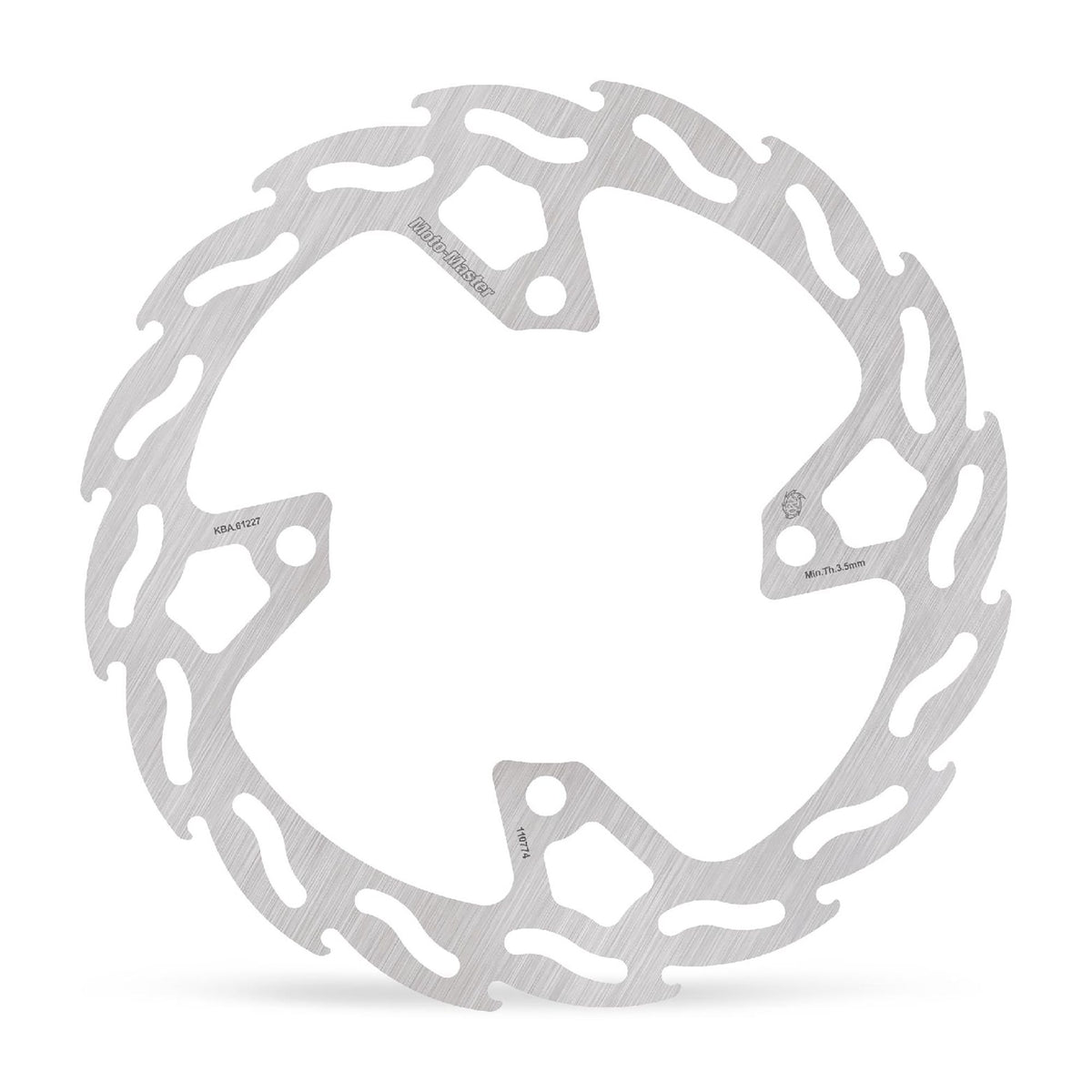 Moto-Master Bremsscheibe Flame hinten Ø 250 mm | LK 133 mm | 4 Loch | 4,0 mm stark | Bohrung 10,5 mm