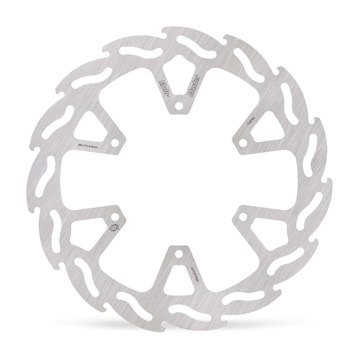 Moto-Master Bremsscheibe Flame hinten Ø 260 mm | LK 125 mm | 6 Loch | 5,0 mm stark | Bohrung 6,5 mm