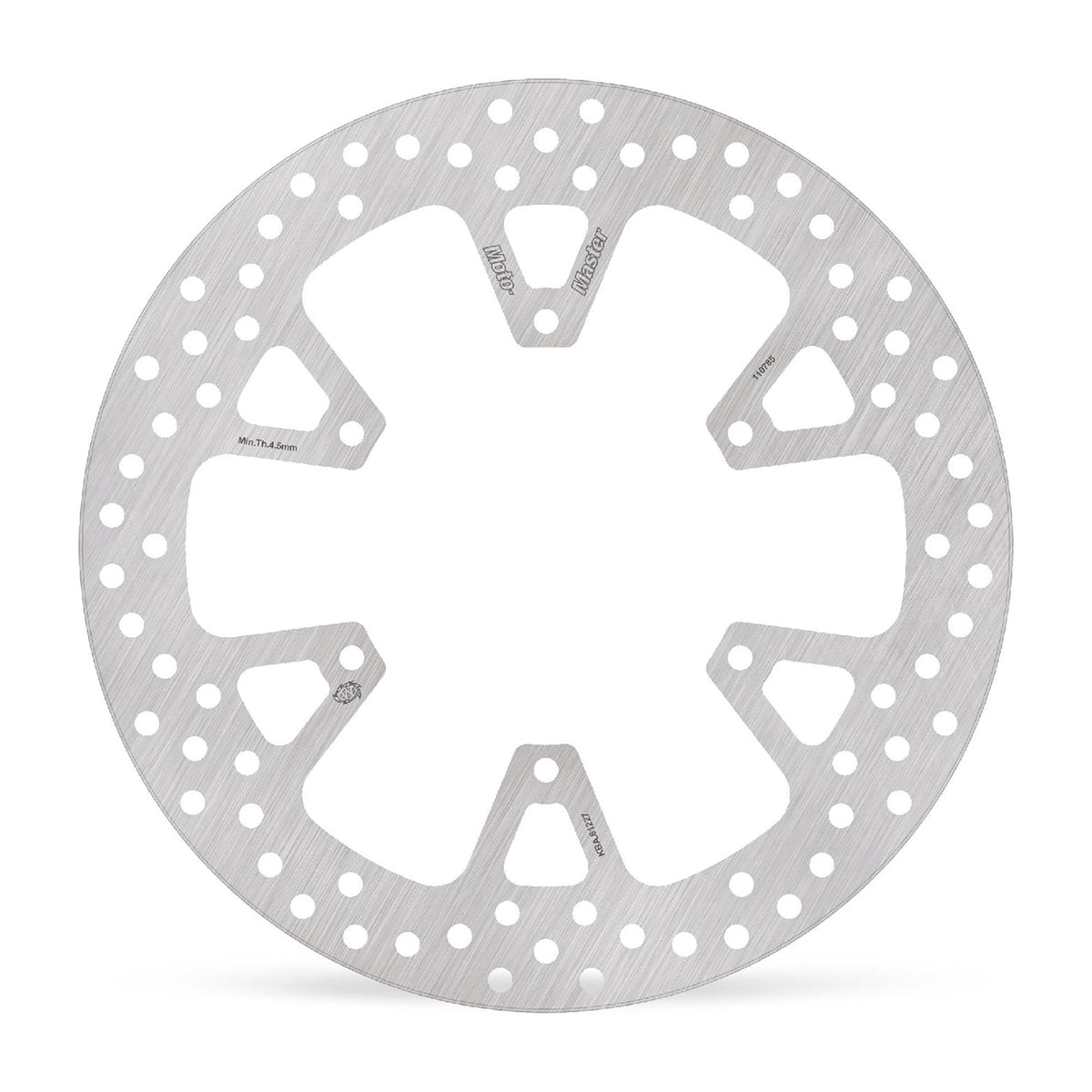 Moto-Master Bremsscheibe Halo hinten Ø 260 mm | LK 125 mm | 6 Loch | 5,0 mm stark | Bohrung 6,5 mm