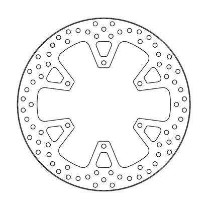 Moto-Master Bremsscheibe Halo hinten Ø 260 mm | LK 125 mm | 6 Loch | 5,0 mm stark | Bohrung 6,5 mm