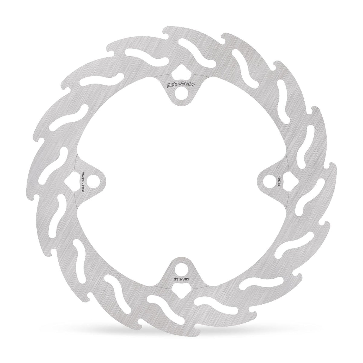 Moto-Master Bremsscheibe Flame hinten Ø 240 mm | LK 136 mm | 4 Loch | 5,0 mm stark | Bohrung 10,6 mm