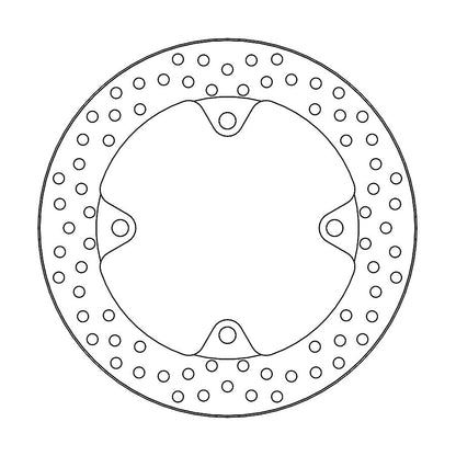 Moto-Master Bremsscheibe Halo hinten Ø 240 mm | LK 136 mm | 4 Loch | 5,0 mm stark | Bohrung 10,6 mm