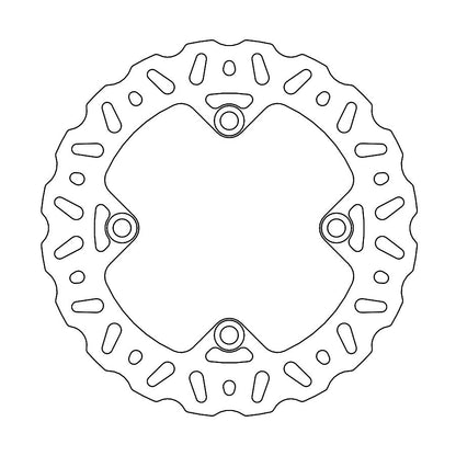 Moto-Master Bremsscheibe Nitro ATV hinten starr Ø 220 mm | LK 125 mm