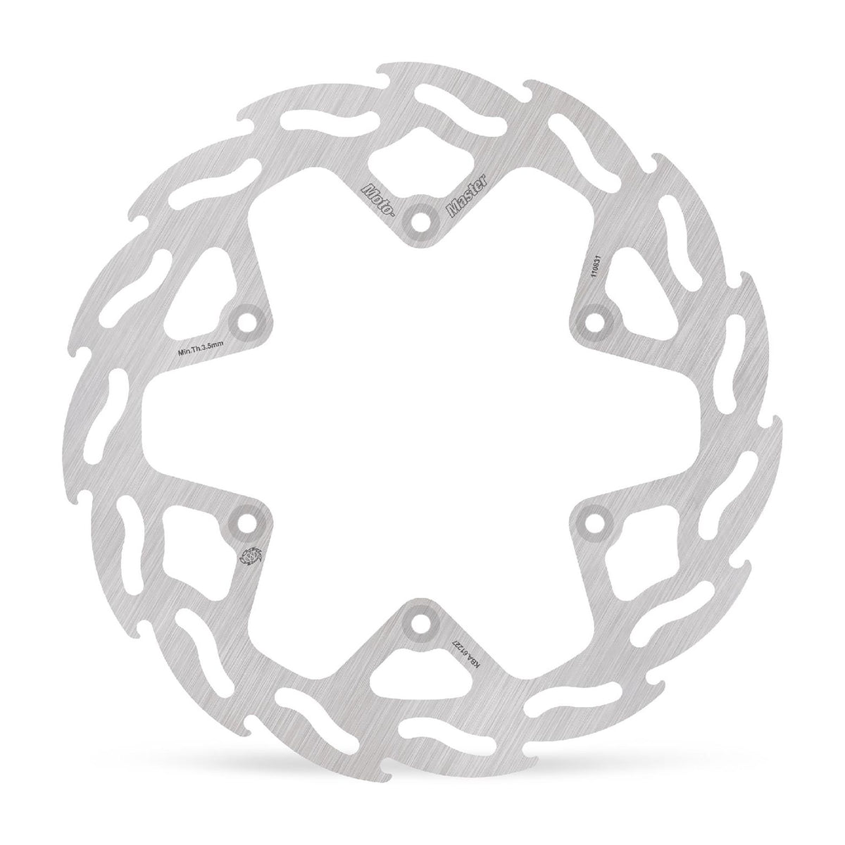 Moto-Master Bremsscheibe Flame hinten Ø 240 mm | LK 133 mm | 6 Loch | 4,0 mm stark | Bohrung 6,5 mm