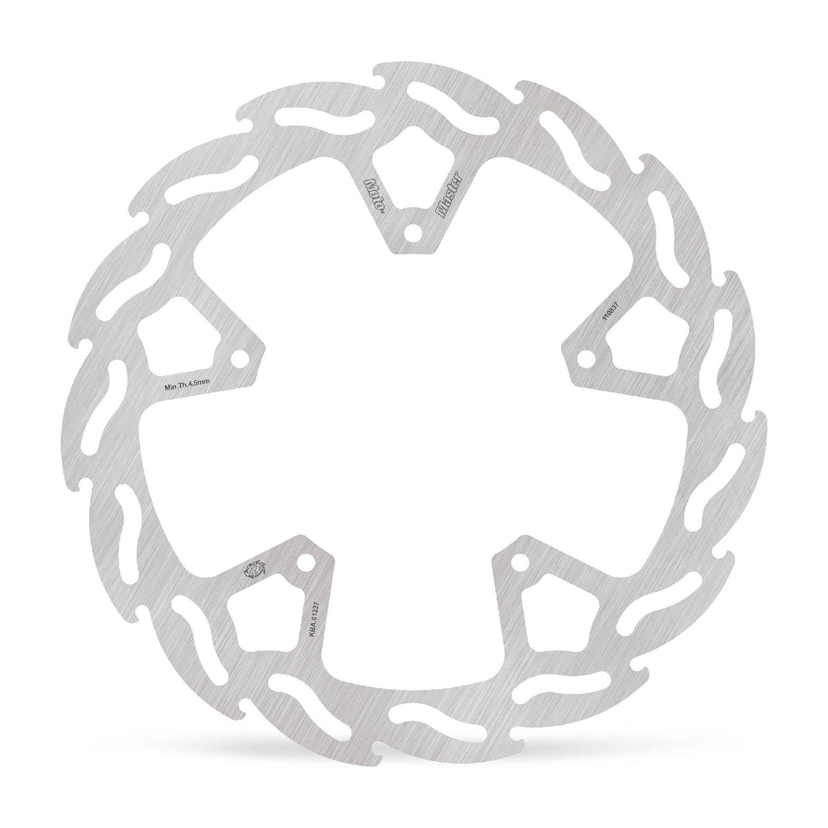 Moto-Master Bremsscheibe Flame hinten Ø 265 mm | LK 136 mm | 5 Loch | 5,0 mm stark | Bohrung 6,6 mm