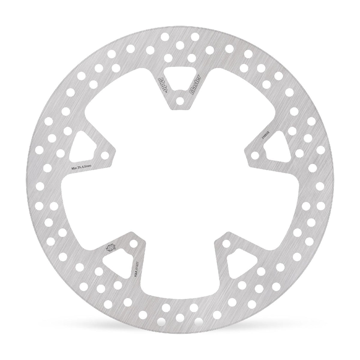 Moto-Master Bremsscheibe Halo hinten Ø 265 mm | LK 136 mm | 5 Loch | 5,0 mm stark | Bohrung 6,6 mm