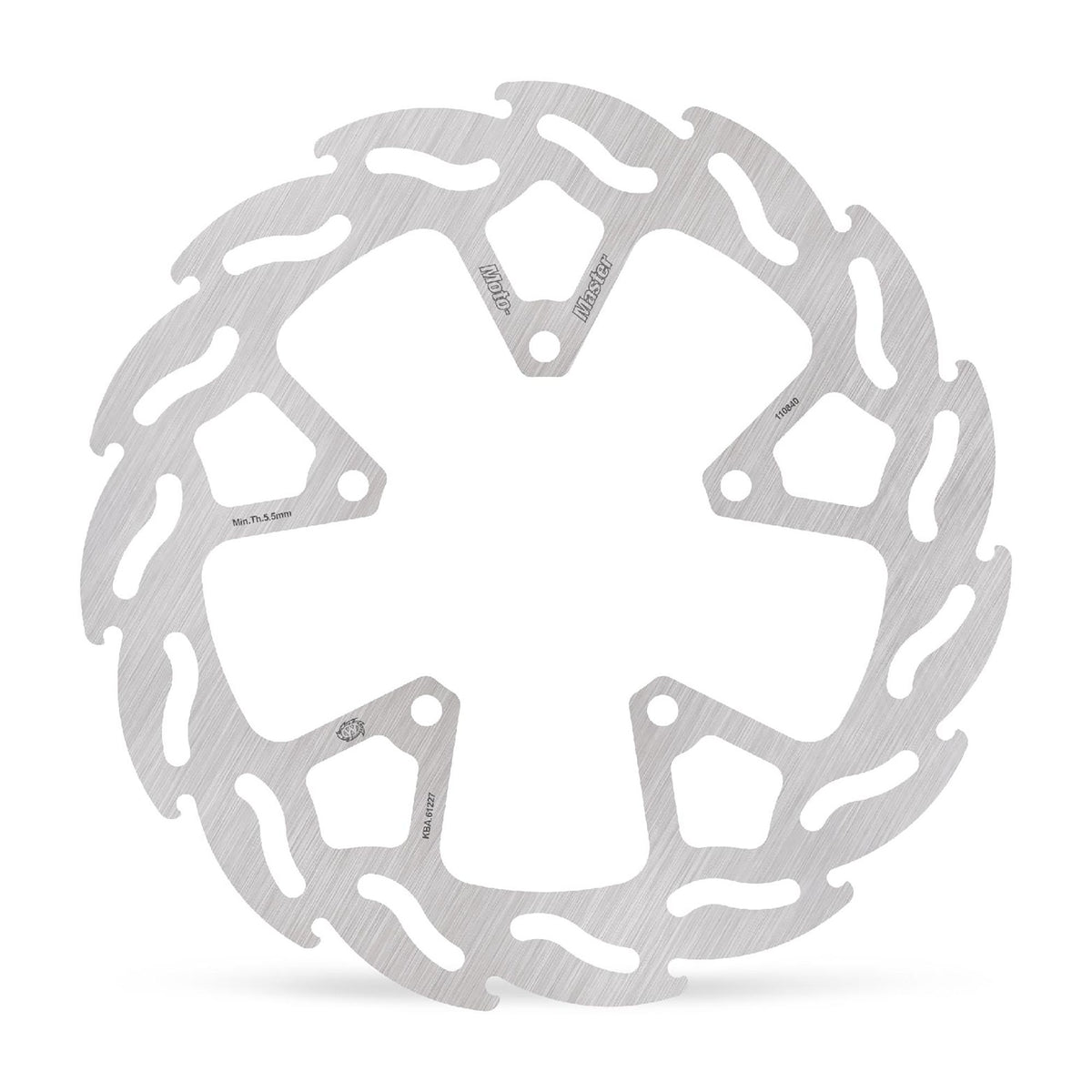 Moto-Master Bremsscheibe Flame hinten Ø 256 mm | LK 110 mm | 5 Loch | 6,0 mm stark | Bohrung 8,3 mm