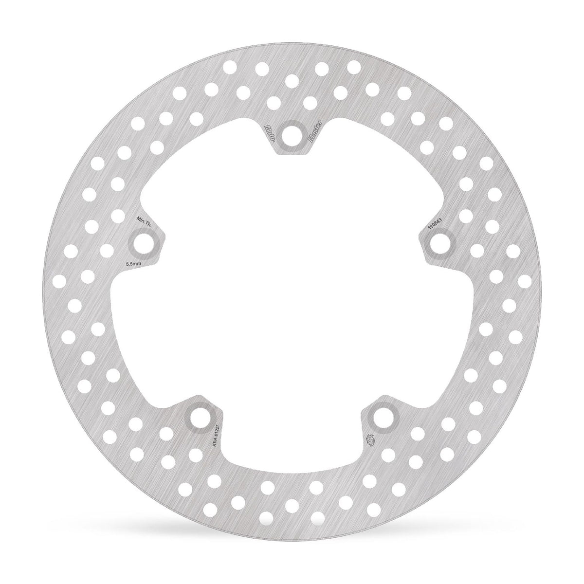 Moto-Master Bremsscheibe Halo hinten Ø 256 mm | LK 160 mm | 5 Loch | 6,0 mm stark | Bohrung 10,6 mm