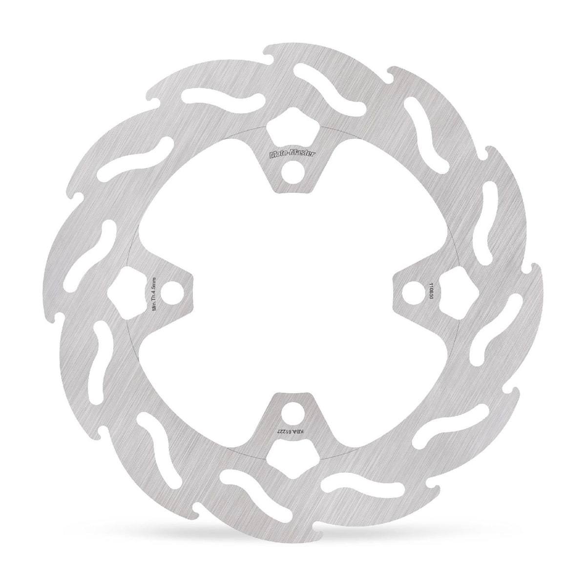 Moto-Master Bremsscheibe Flame hinten Ø 220 mm | LK 106,2 mm | 4 Loch | 5,0 mm stark | Bohrung 10,6 mm