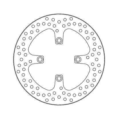 Moto-Master Bremsscheibe Halo hinten starr Ø 245 mm