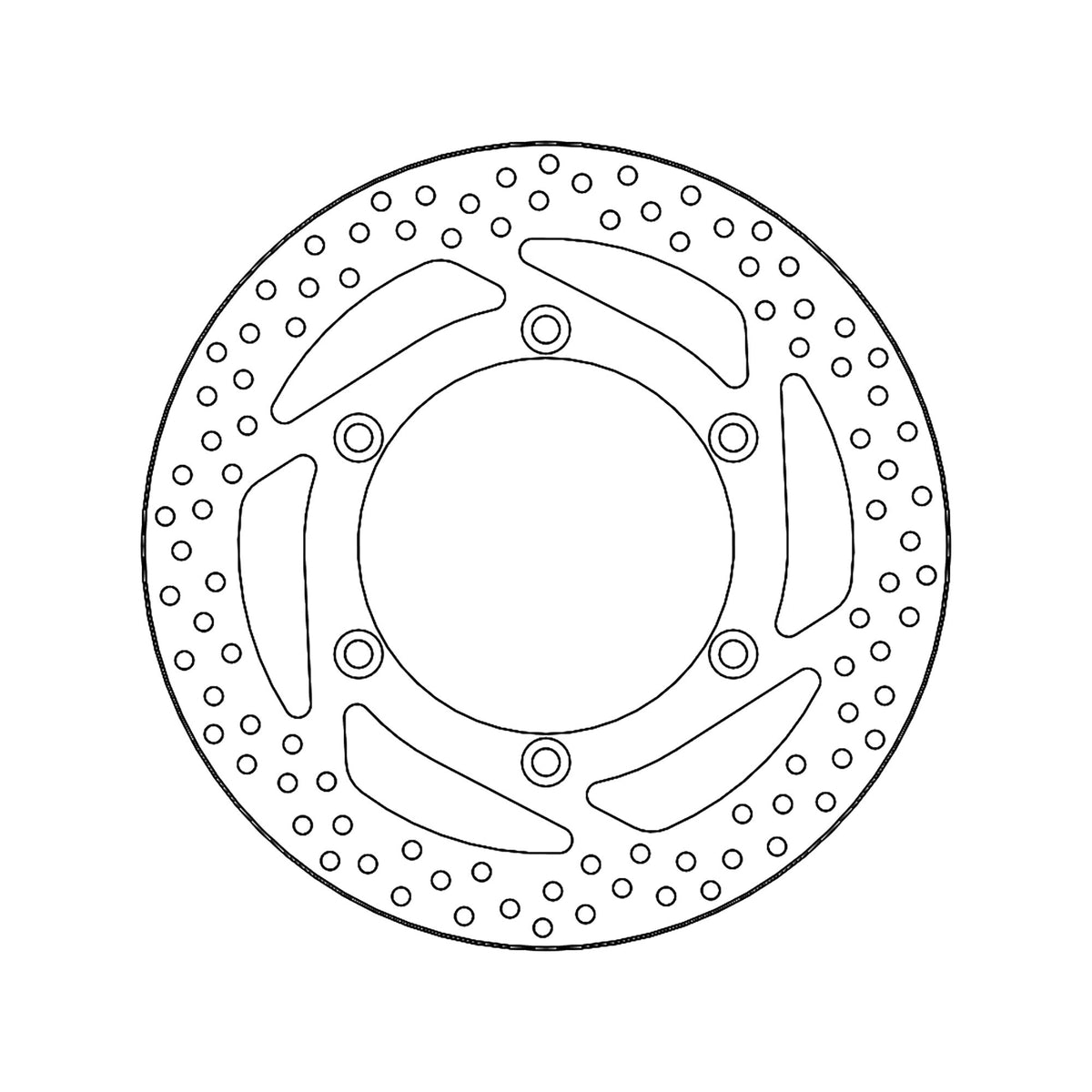 Moto-Master Bremsscheibe Halo vorne starr Ø 310 mm | LK 166 mm