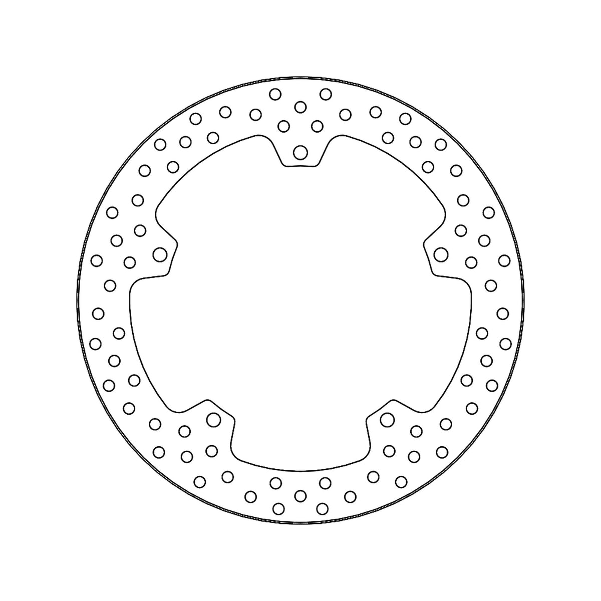 Moto-Master Bremsscheibe Halo hinten starr Ø 280 mm
