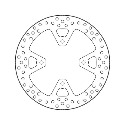 Moto-Master Bremsscheibe Halo hinten starr Ø 282 mm